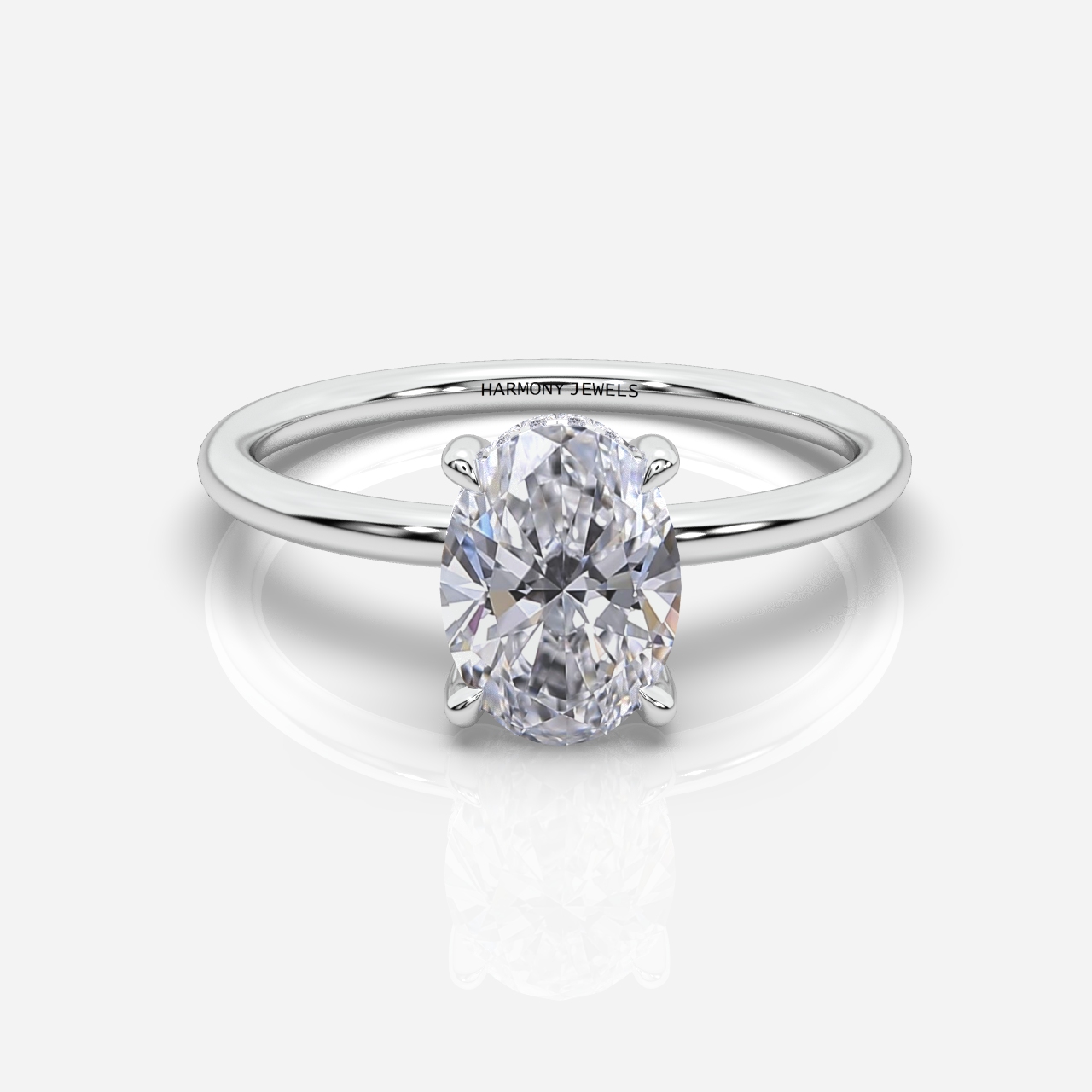 Juliette Hidden Halo Oval